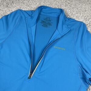 Patagonia 1/2 Zip Pullover Mens Extra Small All Weather Top Mesh Performance